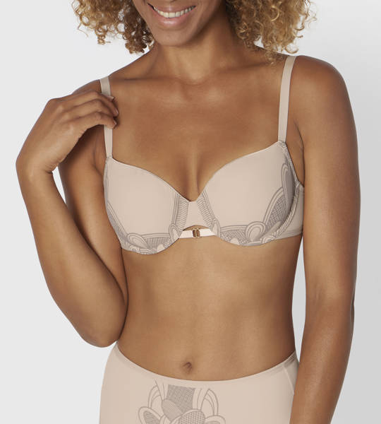 Cielisty usztywniany biustonosz z fiszbinami Triumph