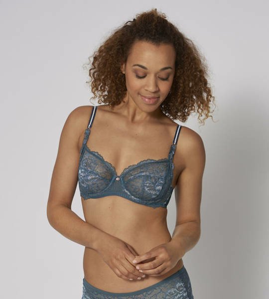 Zielony Biustonosz Triumph Peony Florale W