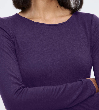Koszulka Triumph Beauty Layers LSL Top 04  ROYAL PURPLE