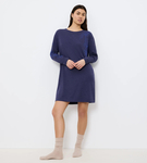 Koszula nocna Triumph Endless Comfort NDK 01 LSL BLUE - DARK COMBINATION