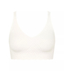 Biustonosz sloggi ZERO Feel Bliss Bralette kolor SILK WHITE