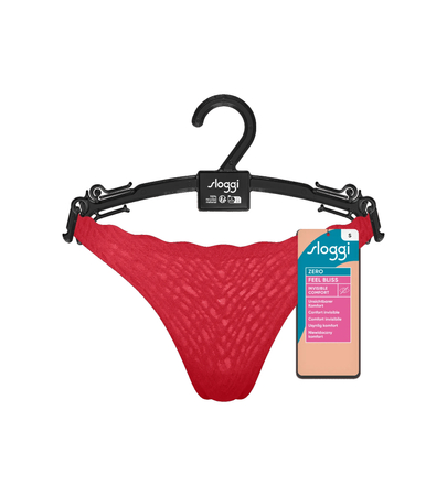 Damskie majtki sloggi ZERO Feel Bliss Festive String SHANGHAI RED