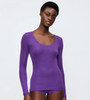 Koszulka Triumph Beauty Layers Top Scoop Neck  PURPLE HAZE