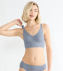 Biustonosz sloggi ZERO Feel Bliss Bralette BLUISH GRAY