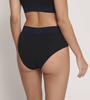 Majtki damskie sloggi EVER Infused Aloe High waist kolor BLACK