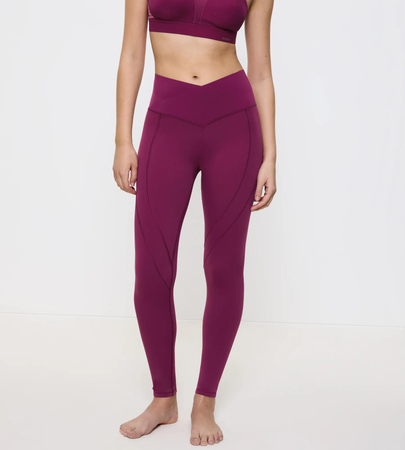 Legginsy Triumph Cardio RTW High-Rise Leggings  DARK WINE