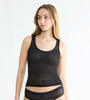 Czarna Koszulka sloggi FREE Evolve Tank Top Lace