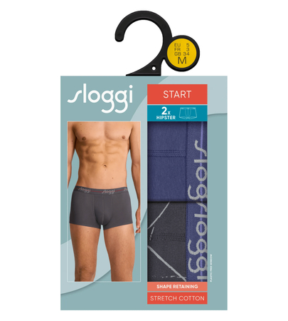 Majtki sloggi men Start Hipster C2P box BLUE PRINTS