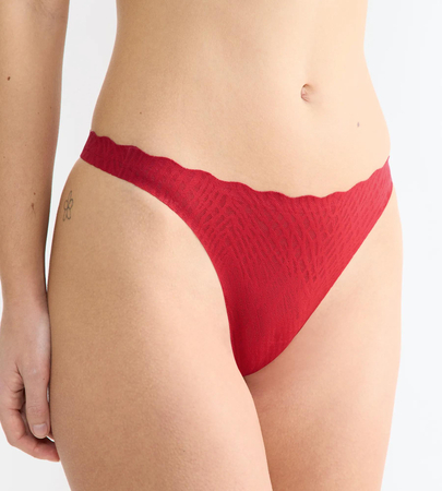 Damskie majtki sloggi ZERO Feel Bliss Festive String SHANGHAI RED