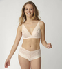 Miękki biustonosz bez fiszbin Triumph Vivid Spotlight N X kolor CAMEO BEIGE