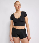 Koszulka sloggi ZERO Feel 2.0 Crop Top kolor BLACK