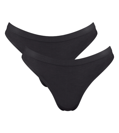 Czarne Majtki sloggi GO Sense Tanga 2P