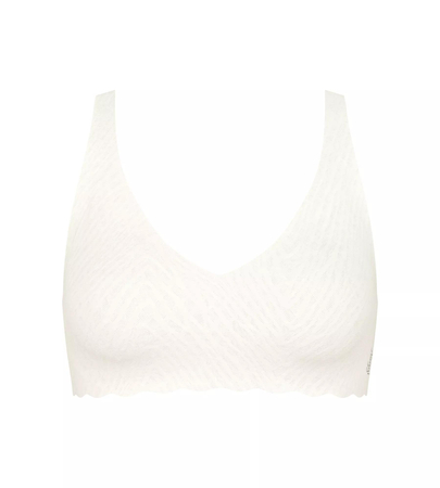 Biustonosz sloggi ZERO Feel Bliss Soft bra Biały