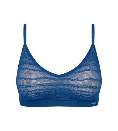 Biustonosz sloggi FREE Evolve PU Lace BLUE SAPPHIRE