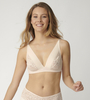 Miękki biustonosz bez fiszbin Triumph Vivid Spotlight N X kolor CAMEO BEIGE