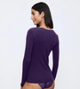 Koszulka Triumph Beauty Layers LSL Top 04  ROYAL PURPLE