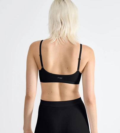 Koszulka damska sloggi GO Daily Cotton Top kolor BLACK