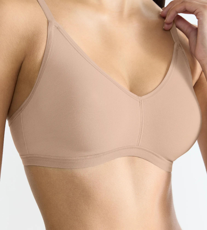 Biustonosz sloggi GO Daily Cotton Soft bra NEW BEIGE