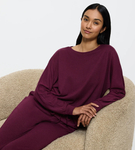 Bluzka TRIUMPH Cozy Comfort Top 01 kolor DEEP BURGUNDY