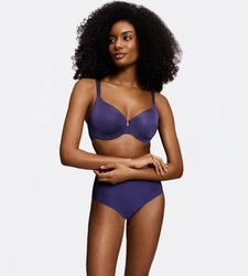 Biustonosz z fiszbinami typu minimizer Triumph BMU Illusion Curve W01 PRUSSIAN BLUE