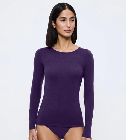 Koszulka Triumph Beauty Layers LSL Top 04  ROYAL PURPLE