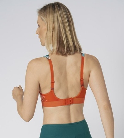 Usztywniany Biustonosz bez fiszbin Triumph Triaction Hybrid Lite P EX kolor Pomarańczowy