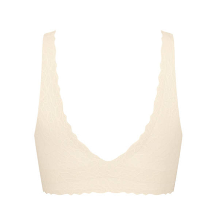 Biustonosz sloggi Zero Feel Lace 2.0 Top kolor ANGORA