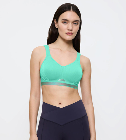 Bezfiszbinowy Biustonosz sportowy Triumph Triaction Cardio Flow P EX  ICE DROP