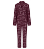 Piżama damskie TRIUMPH Boyfriend Fit PW 02 RED - LIGHT COMBINATION