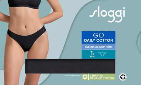 Majtki Damskie sloggi GO Daily Cotton Mini kolor BLACK