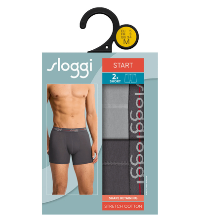 Majtki sloggi men Start Short C2P box BLACK PRINTS
