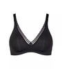 Biustonosz sloggi BODY ADAPT Twist T-shirt bra kolor czarny