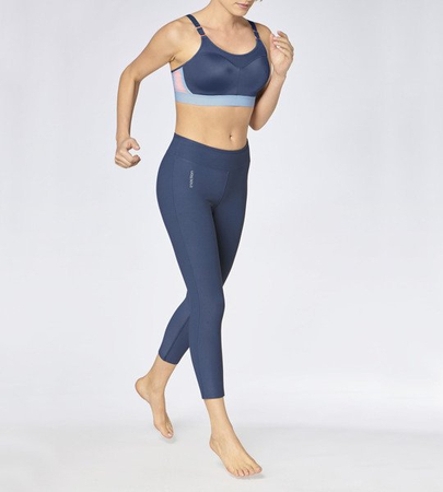 Granatowy Biustonosz z fiszbiną Triumph Triaction Control Lite W01