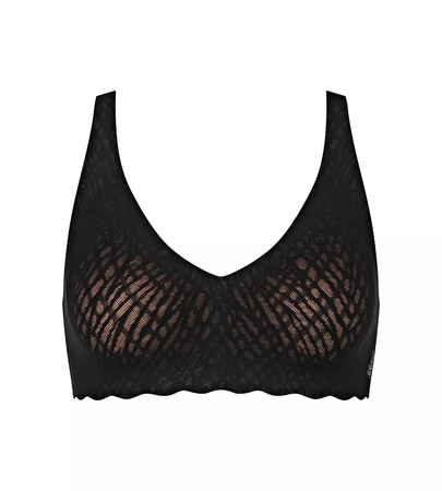 Biustonosz sloggi ZERO Feel Bliss Soft bra kolor BLACK