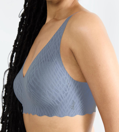 Biustonosz sloggi ZERO Feel Bliss Soft bra BLUISH GRAY