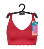 Miękki biustonosz bez fiszbin sloggi ZERO Feel Bliss Festive Bralette SHANGHAI RED