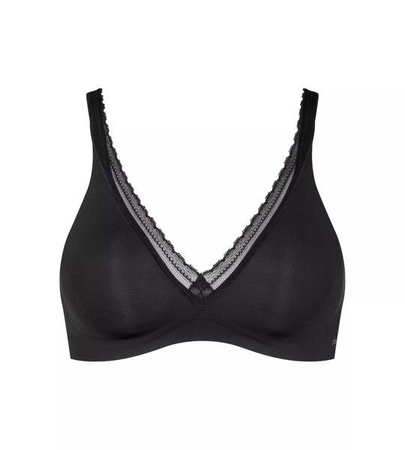 Biustonosz sloggi BODY ADAPT Twist T-shirt bra kolor czarny