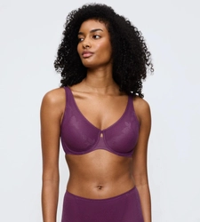 Biustonosz na fiszbinach Triumph Wild Rose Sensation W01  PURPLE