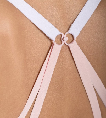 Biały Biustonosz bez fiszbin Triumph Triaction Free Motion N