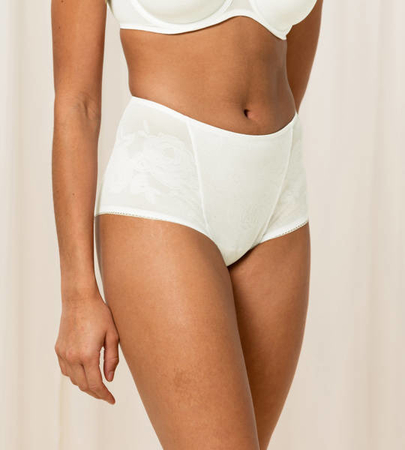 Majtki Damskie Triumph Wild Rose Sensation Maxi SILK WHITE