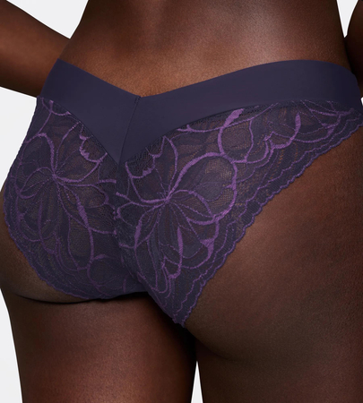 Majtki Triumph Body Make-Up Illusion Lace Highleg Tai  PRUSSIAN BLUE