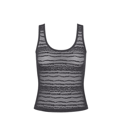 Czarna Koszulka sloggi FREE Evolve Tank Top Lace