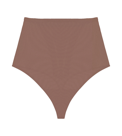 Majtki damskie TRIUMPH Triumph Shape Smart Highwaist String TOASTED ALMOND