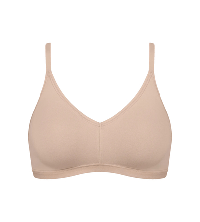 Biustonosz sloggi GO Daily Cotton Soft bra NEW BEIGE