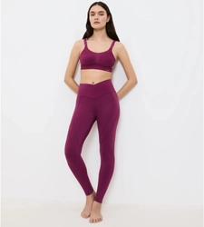 Legginsy Triumph Cardio RTW High-Rise Leggings  DARK WINE