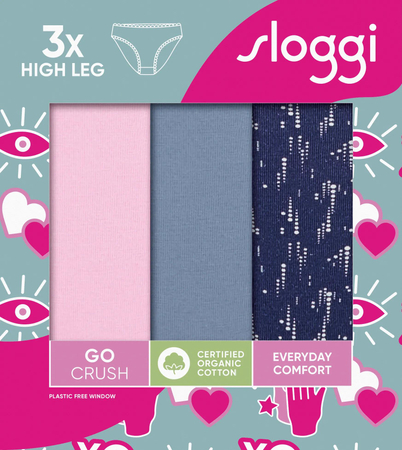 Majtki sloggi GO Crush High leg C3P Version 4