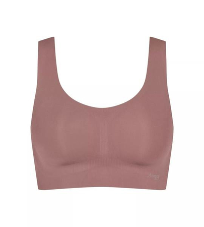 Bezfiszbinowy Biustonosz sloggi Zero Feel Top EX CACAO