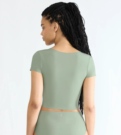 Koszulka sloggi ZERO Feel 2.0 Crop Top MOROCCAN MINT