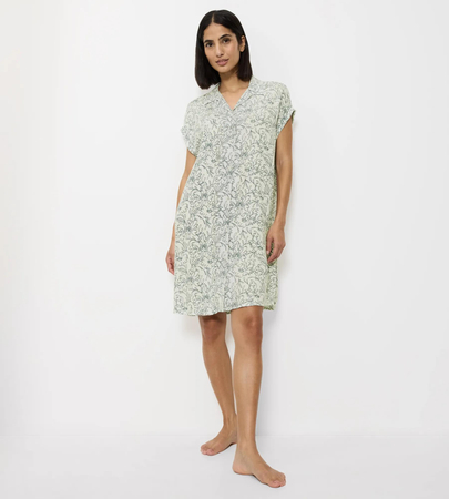 Koszula nocna TRIUMPH Boyfriend Fit NDW X kolor GREEN - LIGHT COMBINATION