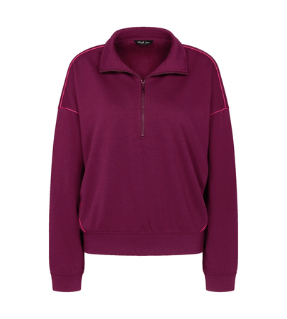 Bluzka Triumph MyWear Lounge Sweater DARK WINE